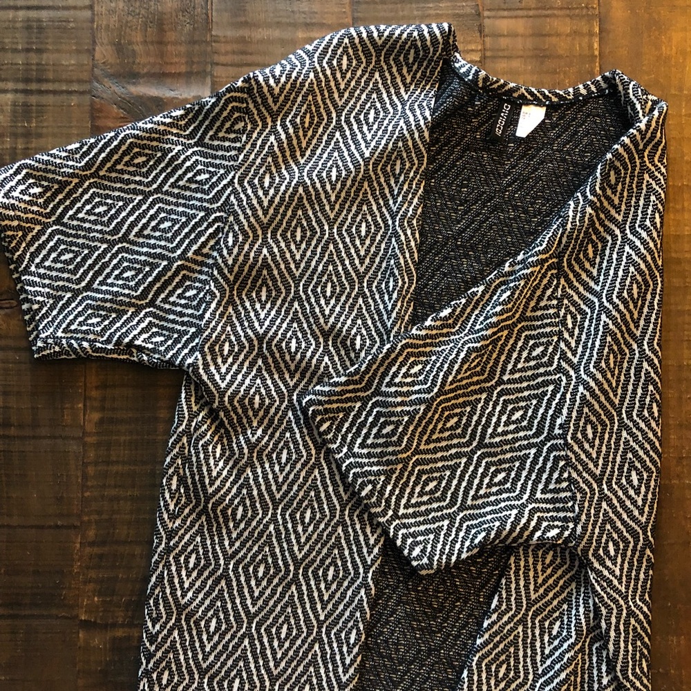 Open front cardigan